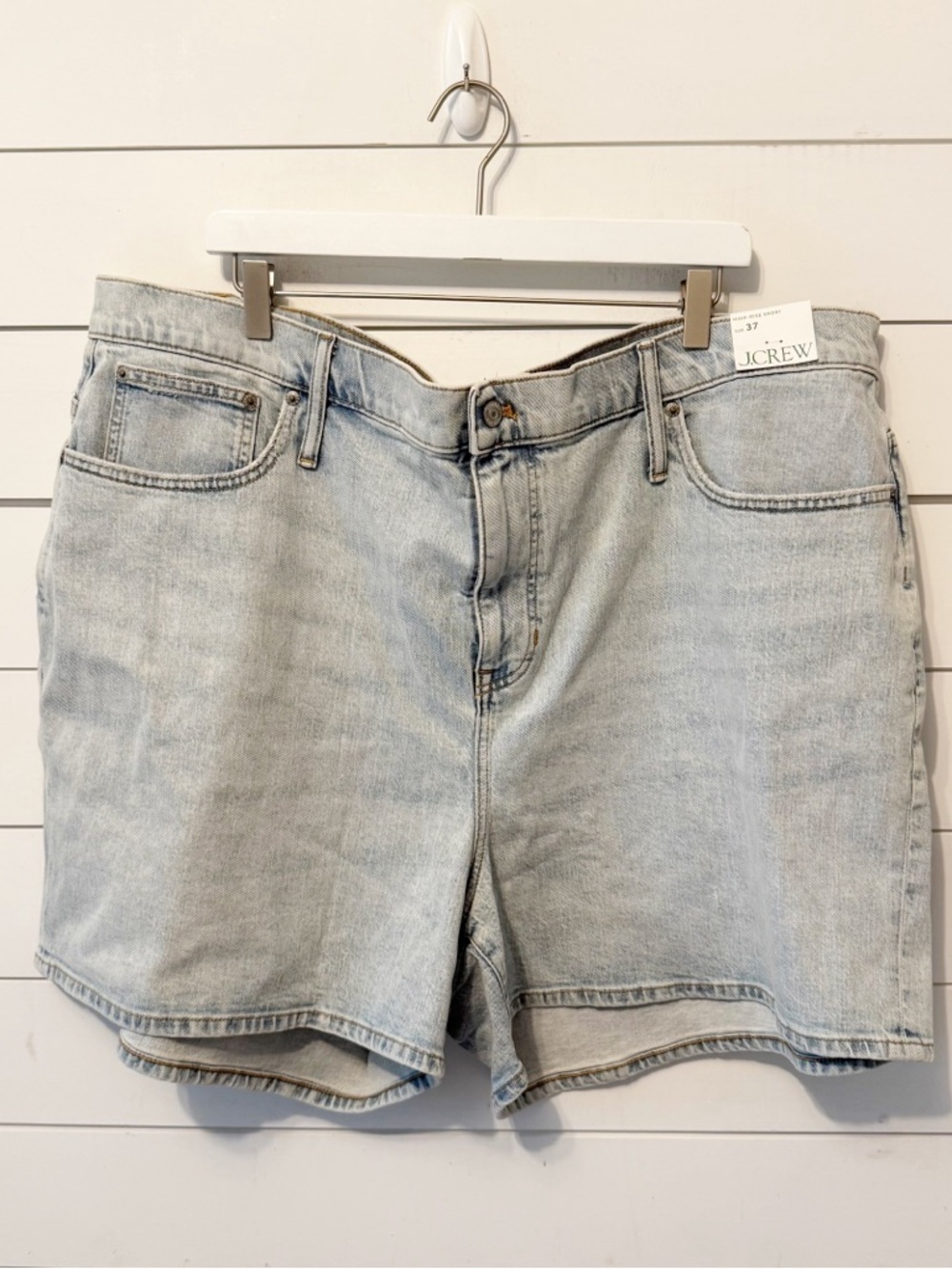 NWTs J.Crew | Women’s Cotton Blend High Rise denim Shorts Size 37